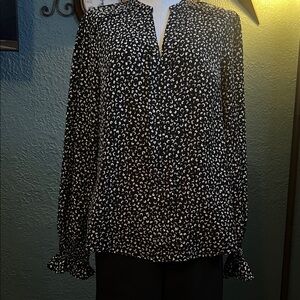 Vine & Love Black and White Blouse